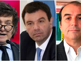 Javier Milei, Ariel Lijo y Manuel José García Mansilla.