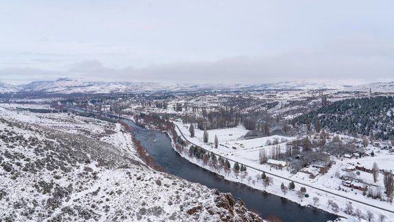 El temporal de viento y nieve dejó sin luz y sin nafta a Aluminé