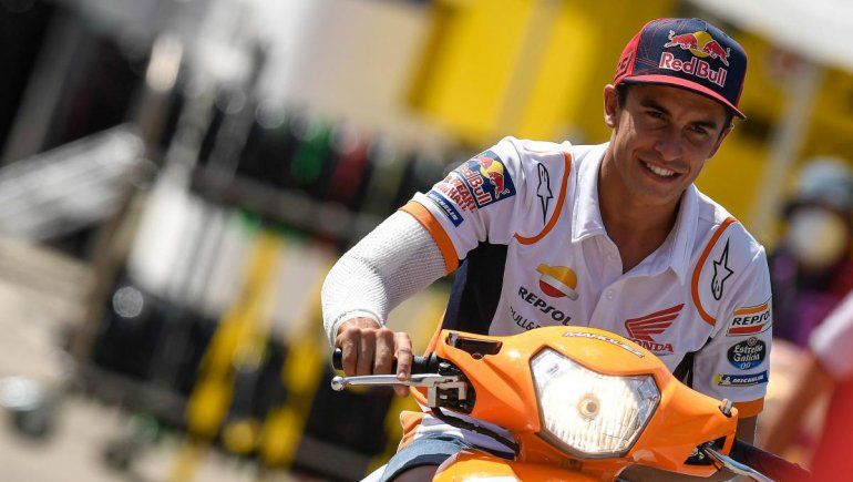 Marc Márquez avanza en la recuperación de la lesión de su húmero derecho.