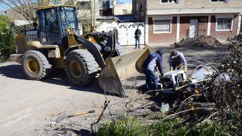la muni hizo una limpieza record en las calles de ceferino la muni hizo una limpieza record en las calles de ceferino