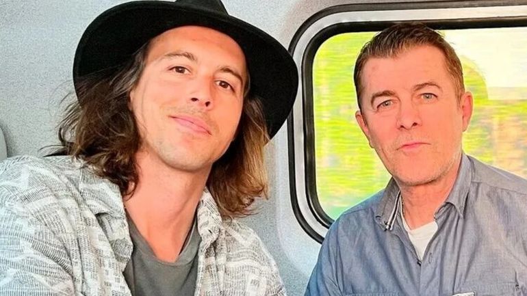 Gabriel Corrado y su hijo Lucas Gabriel Corrado y su hijo Lucas