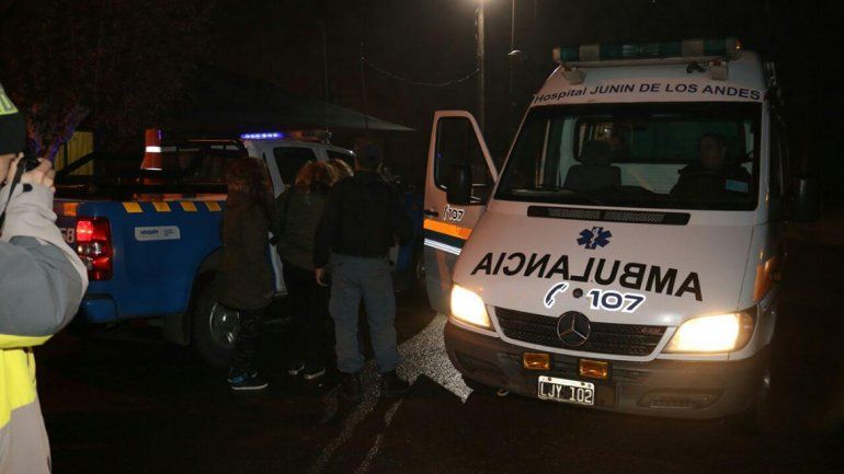 Chocaron contra una vaca en la Ruta 40 y se salvaron de milagro