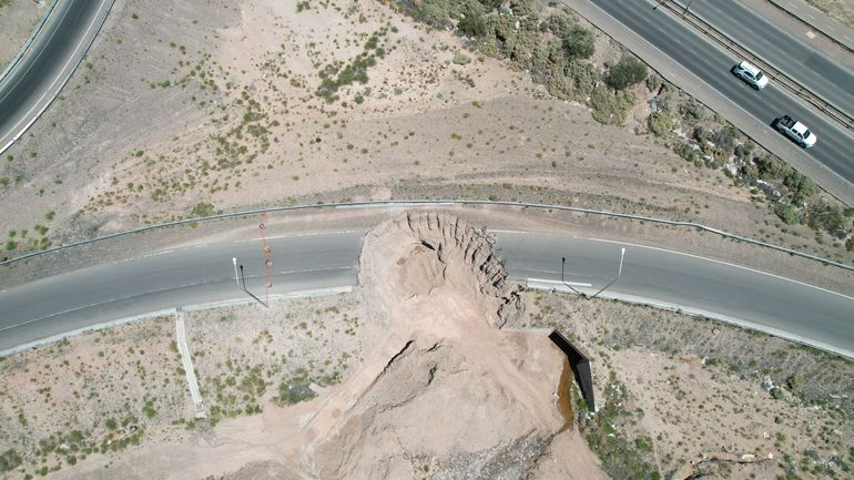 A seis meses, no hay novedades sobre la reparación del socavón