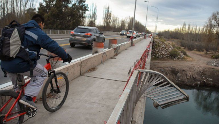 Otro corte en el tercer puente: ahora para repararlo