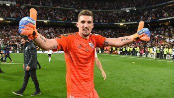Franco Armani, portero de River. Franco Armani, portero de River.