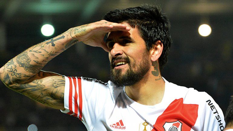 Lucho González marcó el gol de la victoria.