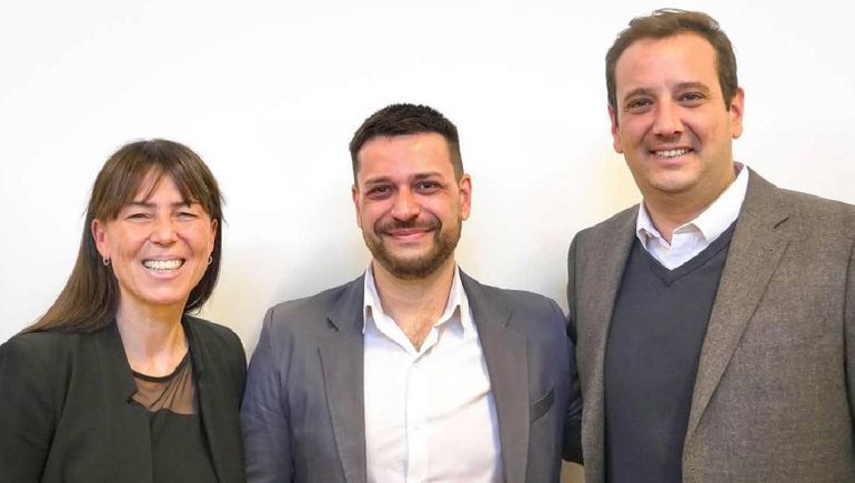 Julieta Corroza, Sebastián Krapp y Lucas Castelli Julieta Corroza, Sebastián Krapp y Lucas Castelli