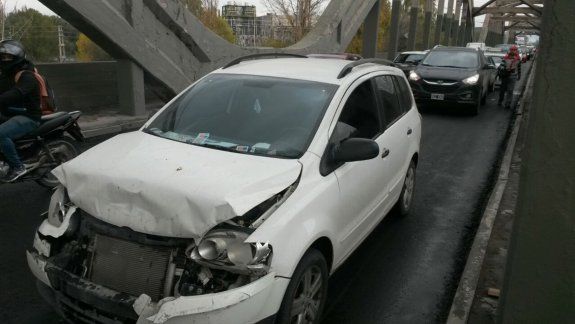 Se normalizó el tránsito tras el choque en cadena entre seis autos
