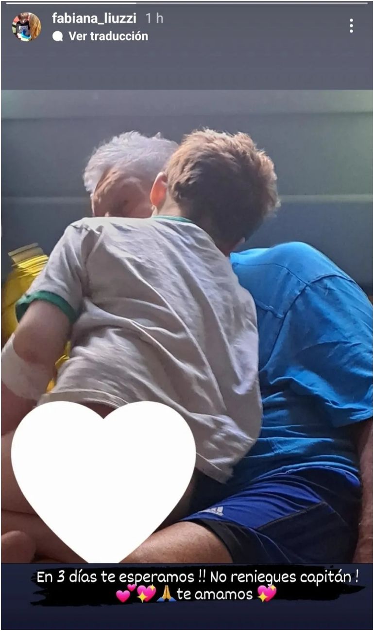 El posteo de Fabiana Liuzzi dedicado a Luis Ventura El posteo de Fabiana Liuzzi dedicado a Luis Ventura