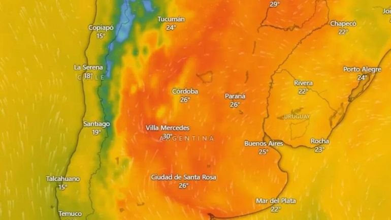 La ola de calor se experimentará en las provincias del norte y centro del país, donde las temperaturas superarán los 30 grados. La ola de calor se experimentará en las provincias del norte y centro del país, donde las temperaturas superarán los 30 grados.