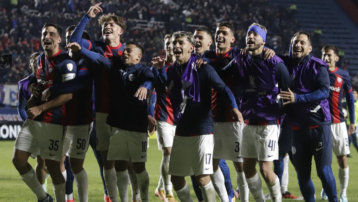 Los jugadores de San Lorenzo festejaron por haber conseguido un triunfo clave. FOTO: Prensa San Lorenzo