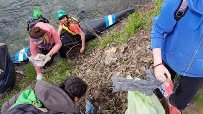 Sacan 50 kilos de residuos del Chimehuín