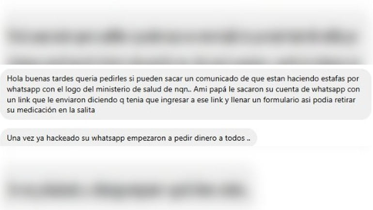 Los estafadores roban datos y dinero a través de WhatsApp. Los estafadores roban datos y dinero a través de WhatsApp.
