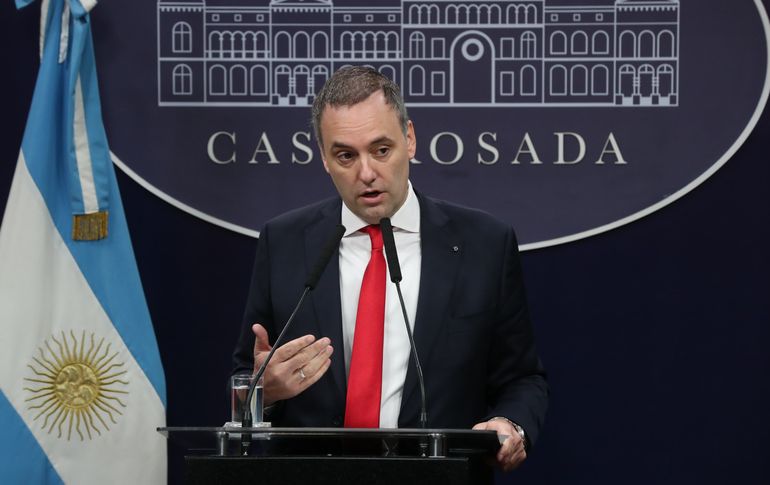 Vocero presidencial, Manuel Adorni. Vocero presidencial, Manuel Adorni.