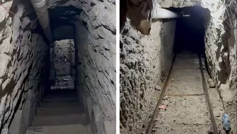 El túnel fue localizado gracias a la Fiscalía General de la República (FGR)