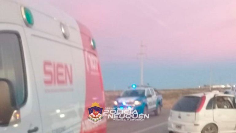 El violento accidente tuvo lugar en la Autovía Norte.