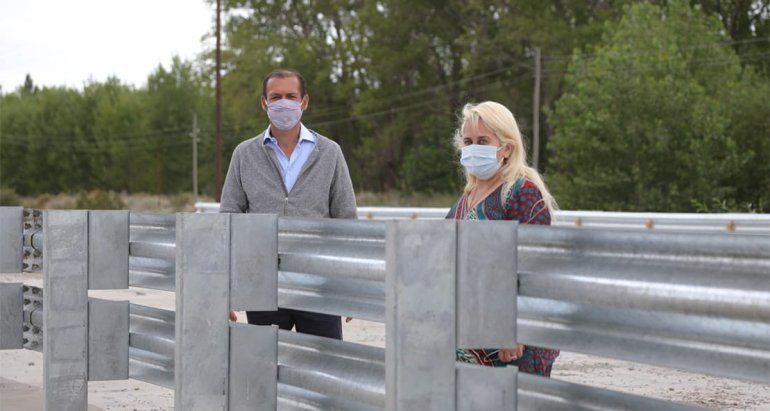 Gutiérrez y la intendenta Fernández