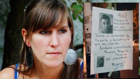 Eugenia empapeló Palermo para hallar al hombre que la bloqueó en Tinder.