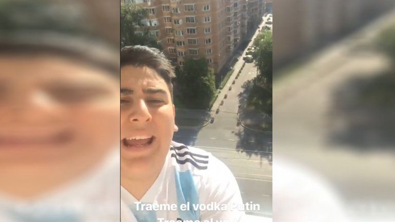 Chapu Martínez llegó a Rusia y busca la foto con Lio Messi