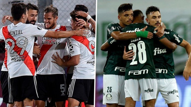 Palmeiras puede llegar en mejor condiciones que River a los cuartos de final de la Copa Libertadores.