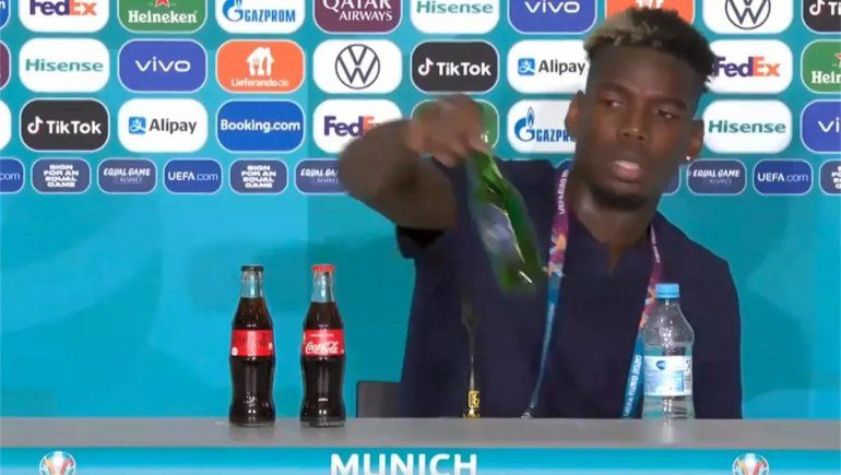 Pogba imitó a Cristiano y ahora tiembla una marca de cerveza