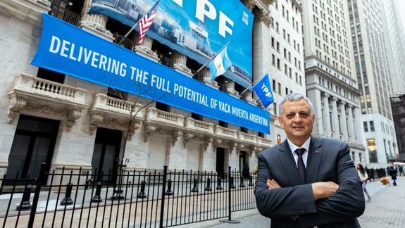 Horacio Marín presentó el plan quinquenal de YPF en Wall Street.