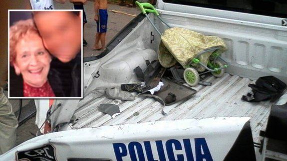 Policías atropellaron y mataron a una anciana