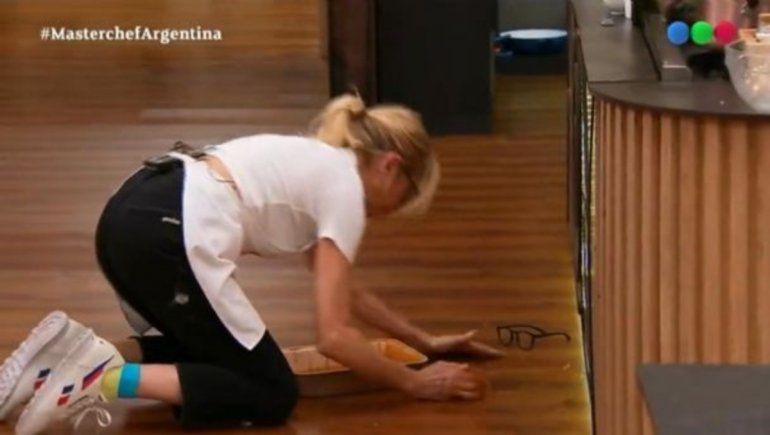 ¿Tiene que ser descalificada? La Gunda juntó un relleno del piso y lo negó