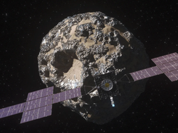 Objetivo millonario: Representación artística de 16 Psyche, el asteroide de 226 kilómetros de diámetro compuesto casi en su totalidad por metales preciosos.Foto: NASA Objetivo millonario: Representación artística de 16 Psyche, el asteroide de 226 kilómetros de diámetro compuesto casi en su totalidad por metales preciosos.Foto: NASA