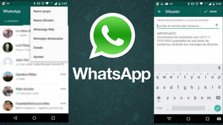 Cómo enviar un saludo a varios contactos a la vez desde WhatsApp