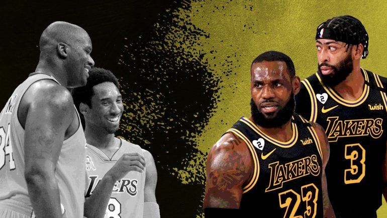 Dos duplas históricas de los Lakers. Pasado y presente.