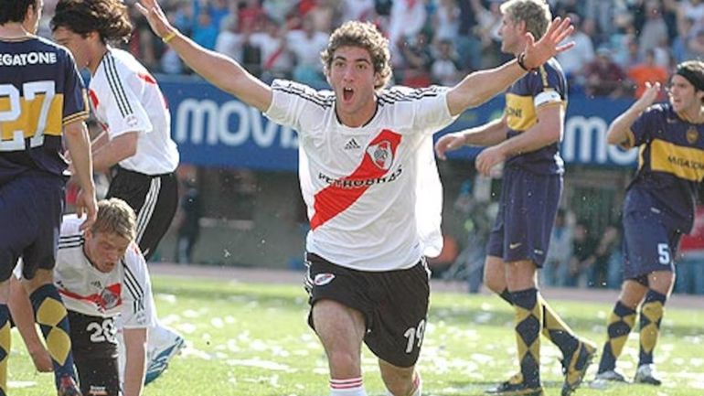 Pipa Higuaín con la camiseta de River Pipa Higuaín con la camiseta de River