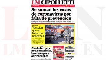 mira la edicion impresa de lm cipolletti