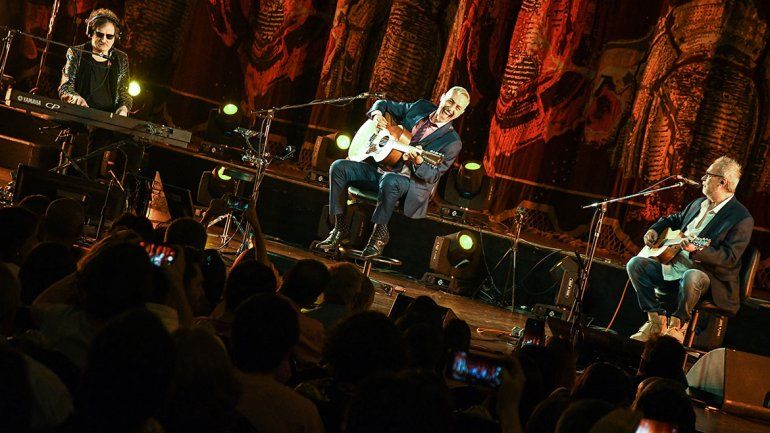 Tras casi tres décadas, volvió a reunirse Serú Girán