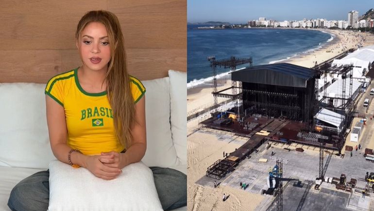 Un operario murió aplastado mientras montaba el escenario del recital de Shakira en Río de Janeiro
