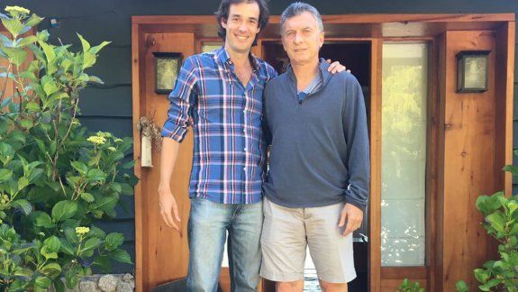 leandro lopez se reunio con macri en villa la angostura