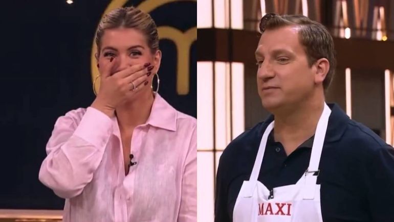 MasterChef Celebrity: el pícaro comentario de Maxi López sobre la hamburguesa de Wanda Nara