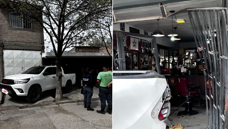 Quedó imputado el conductor alcoholizado que chocó la camioneta contra una peluquería.