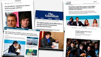 La prensa internacional analizó en el sorpresivo triunfo de Sergio Massa que lo llevó a disputar el balotaje con Javier Milei. La prensa internacional analizó en el sorpresivo triunfo de Sergio Massa que lo llevó a disputar el balotaje con Javier Milei.