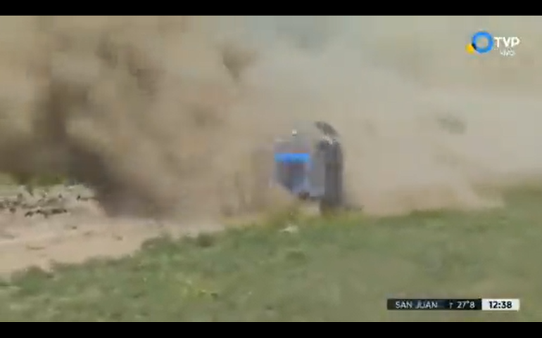 Tremendo vuelco en el TN: el auto quedó desarmado