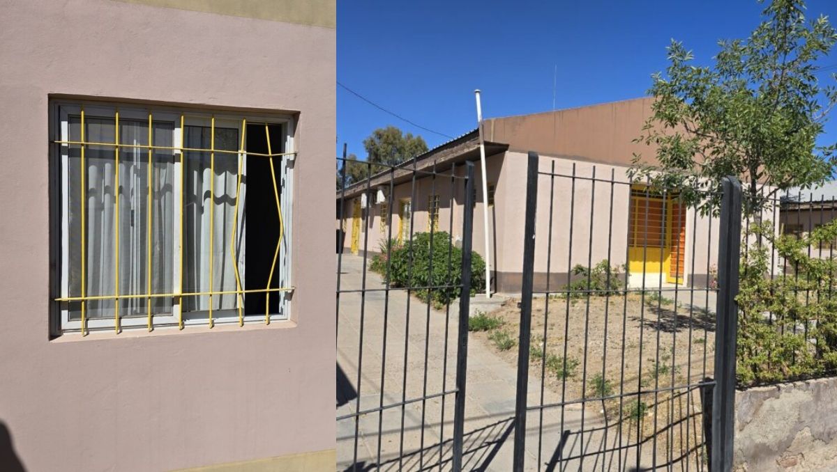 El centro de salud de Centenario donde se perdieron todas las vacunas / Foto Gentileza