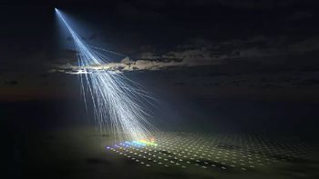 Los muones son partículas que caen como cascadas que llegan hasta 200 metros de profundidad en la Tierra.