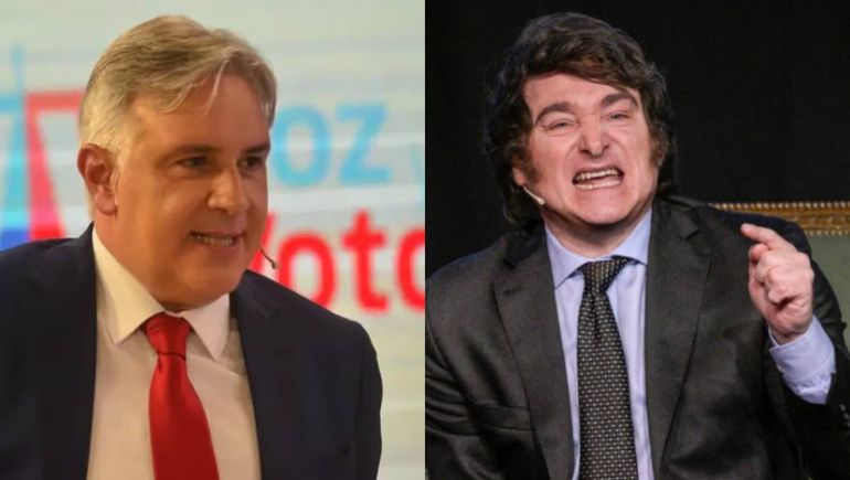 Martín Llaryora , gobernador de Córdoba, y Javier Milei Martín Llaryora , gobernador de Córdoba, y Javier Milei