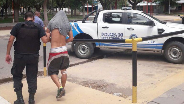 El delincuente atrapado ayer en Sargento Vidal tiene varios antecedentes.