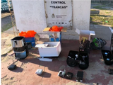 Un hombre había ocultado cocaína en electrodomésticos.