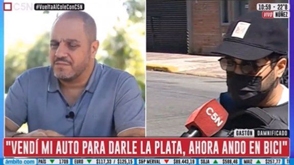 Mintió en un móvil en vivo
