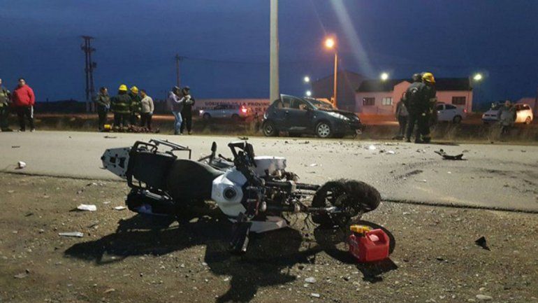 Reconocido empresario se mató al chocar en la moto