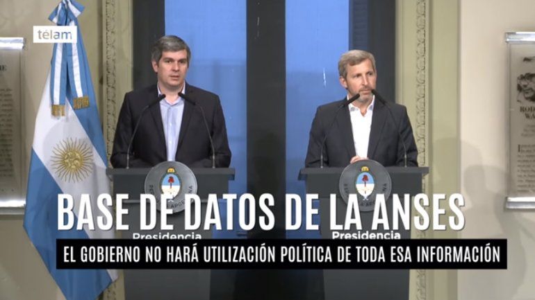 Peña desmiente que los datos de Anses tengan una utilización política
