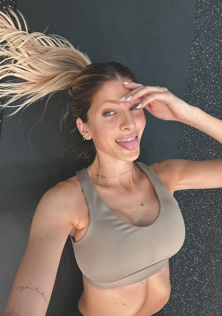 Cande Ruggeri retomó su rutina de entrenamiento después de dos meses y medio del nacimiento de Vita.