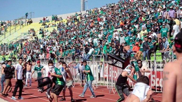 En plena acción violenta